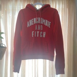 Coral Ambercrombie and Fitch sweatshirt hoodie